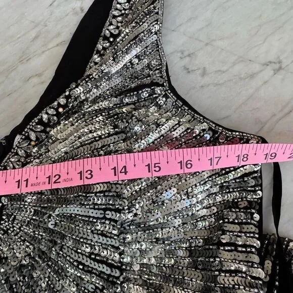 Mac Duggal 5483 - Sleeveless Sequin Evening Dress size 12 NWT